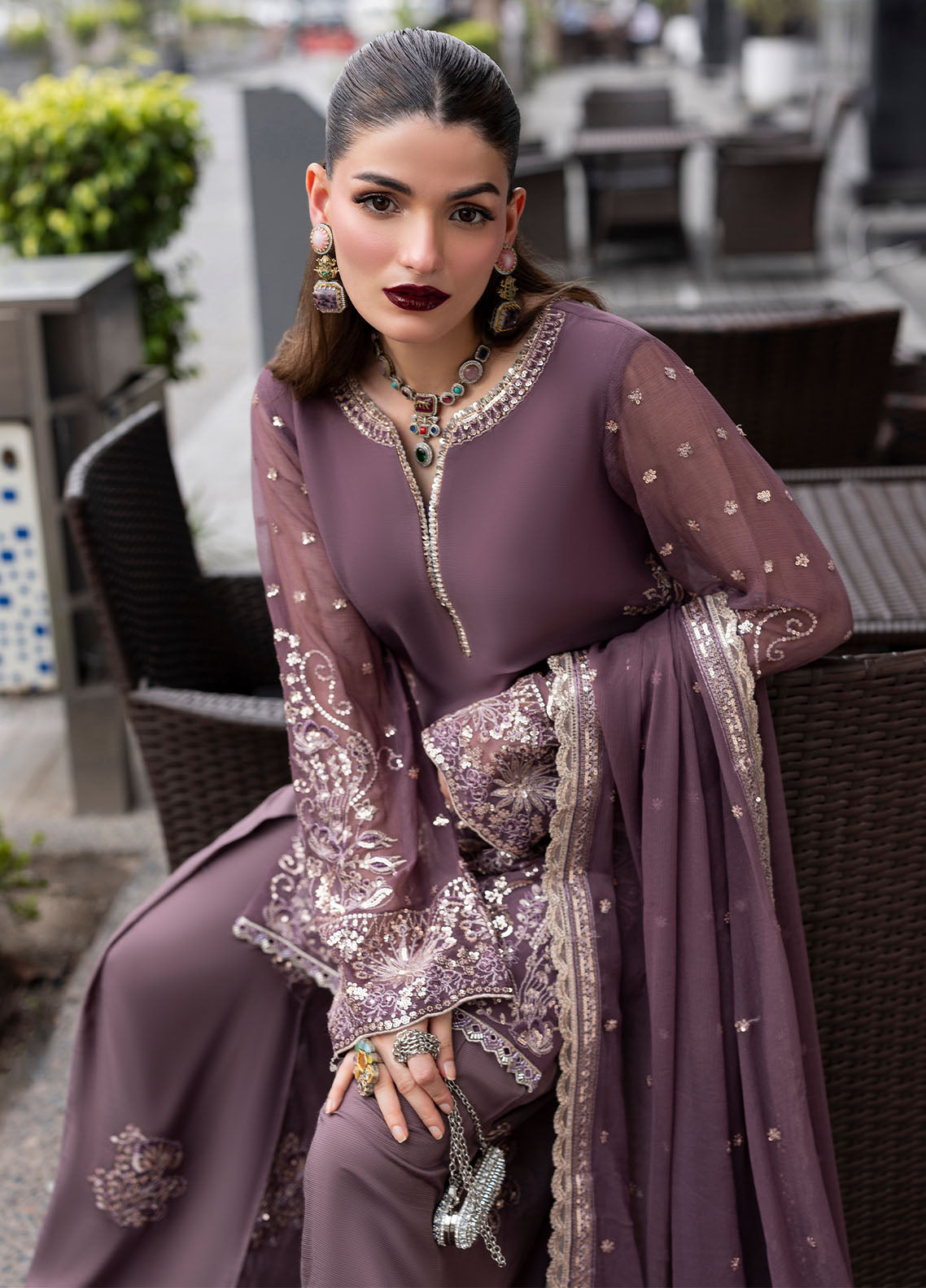 Sahane | At First Glance |   CT 25005 Roseate -  Sahane Ladies Clothes - Original Designer Dress - House of Maryam