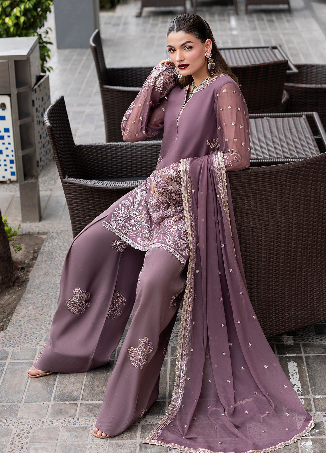 Sahane | At First Glance |   CT 25005 Roseate -  Sahane Ladies Clothes - Original Designer Dress - House of Maryam