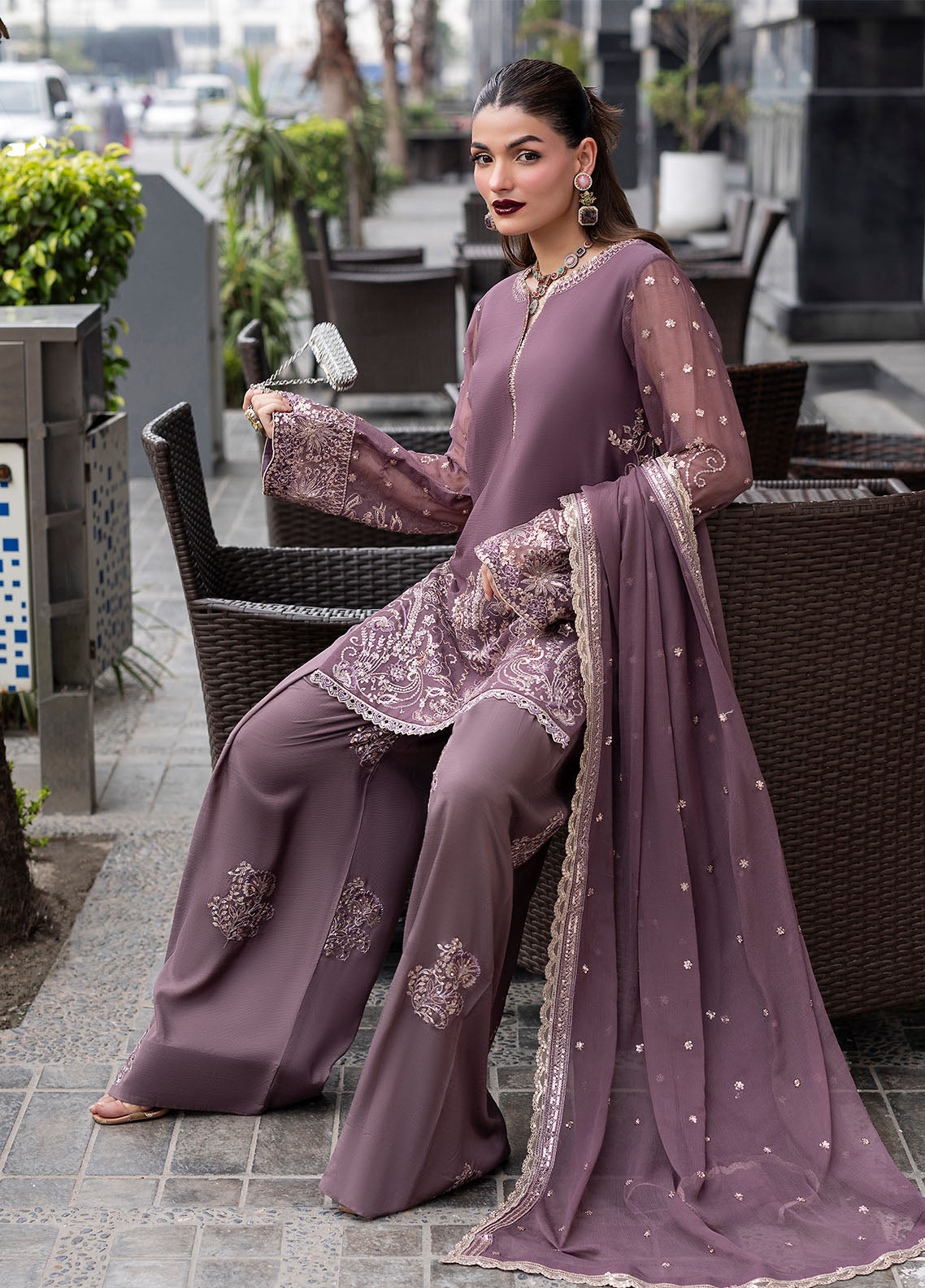 Sahane | At First Glance |   CT 25005 Roseate -  Sahane Ladies Clothes - Original Designer Dress - House of Maryam
