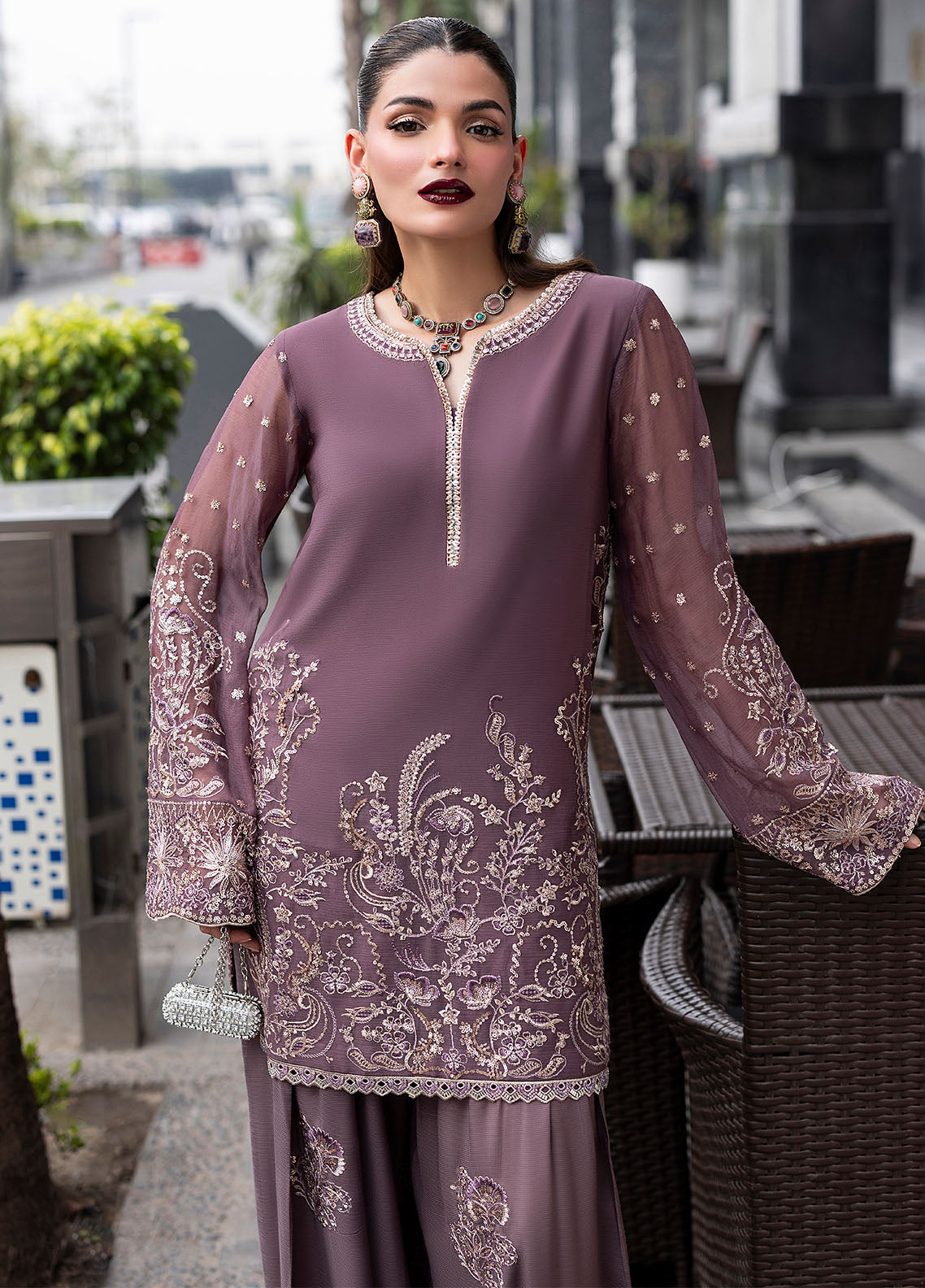 Sahane | At First Glance |   CT 25005 Roseate -  Sahane Ladies Clothes - Original Designer Dress - House of Maryam