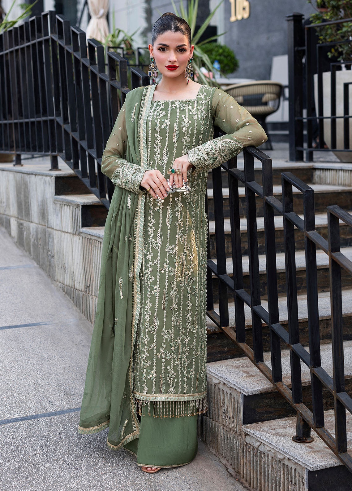 Sahane | At First Glance | CT 25006 Mist -  Sahane Ladies Clothes - Original Designer Dress - House of Maryam