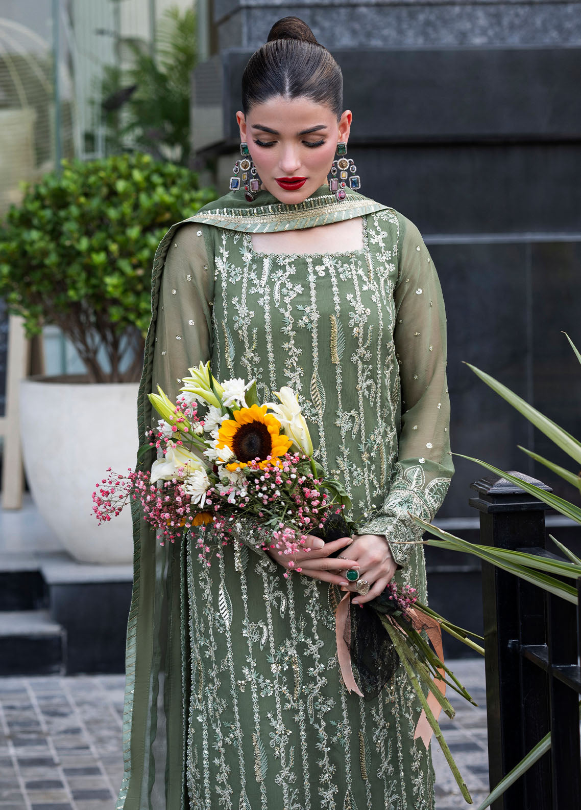 Sahane | At First Glance | CT 25006 Mist -  Sahane Ladies Clothes - Original Designer Dress - House of Maryam