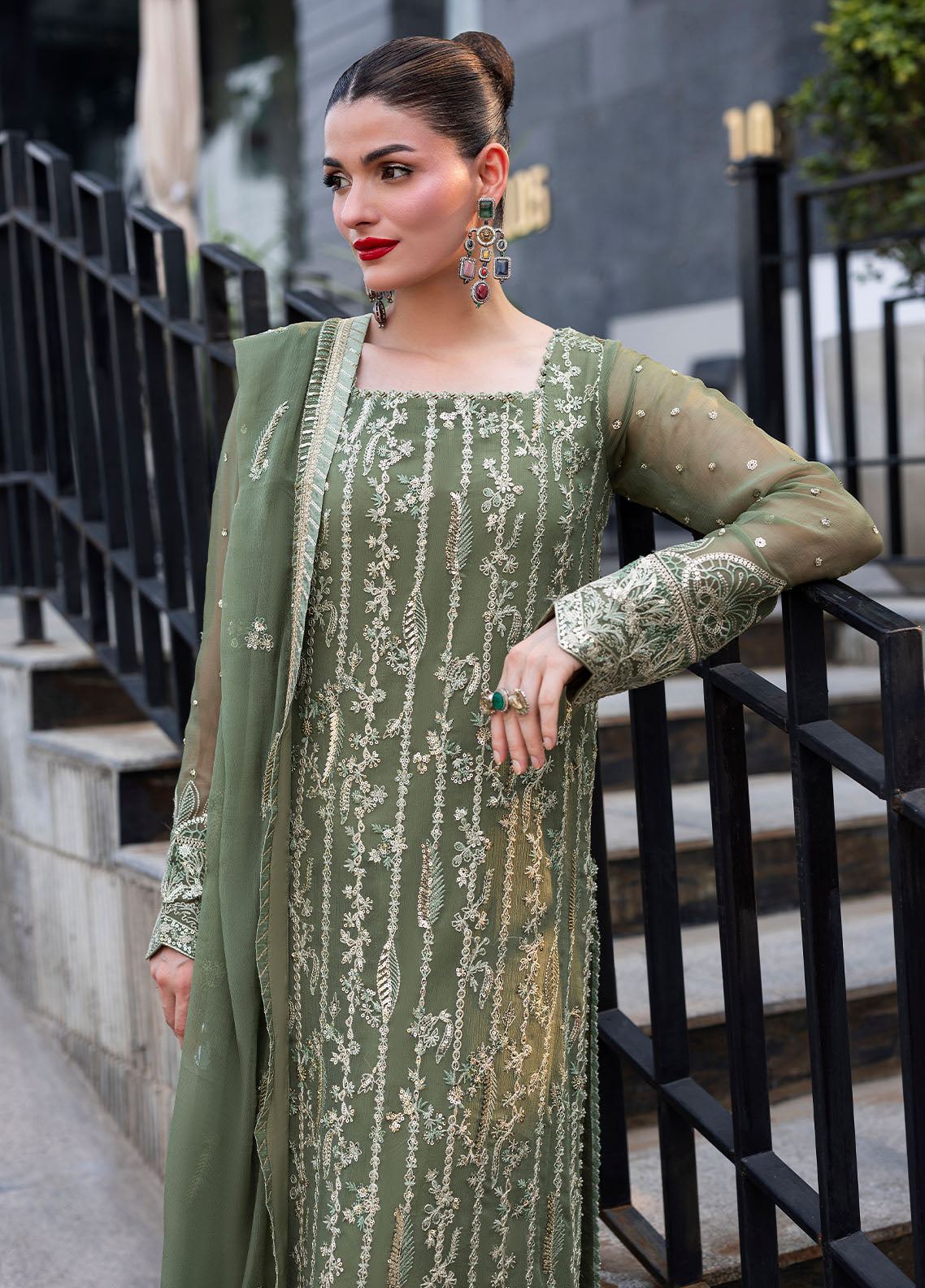 Sahane | At First Glance | CT 25006 Mist -  Sahane Ladies Clothes - Original Designer Dress - House of Maryam