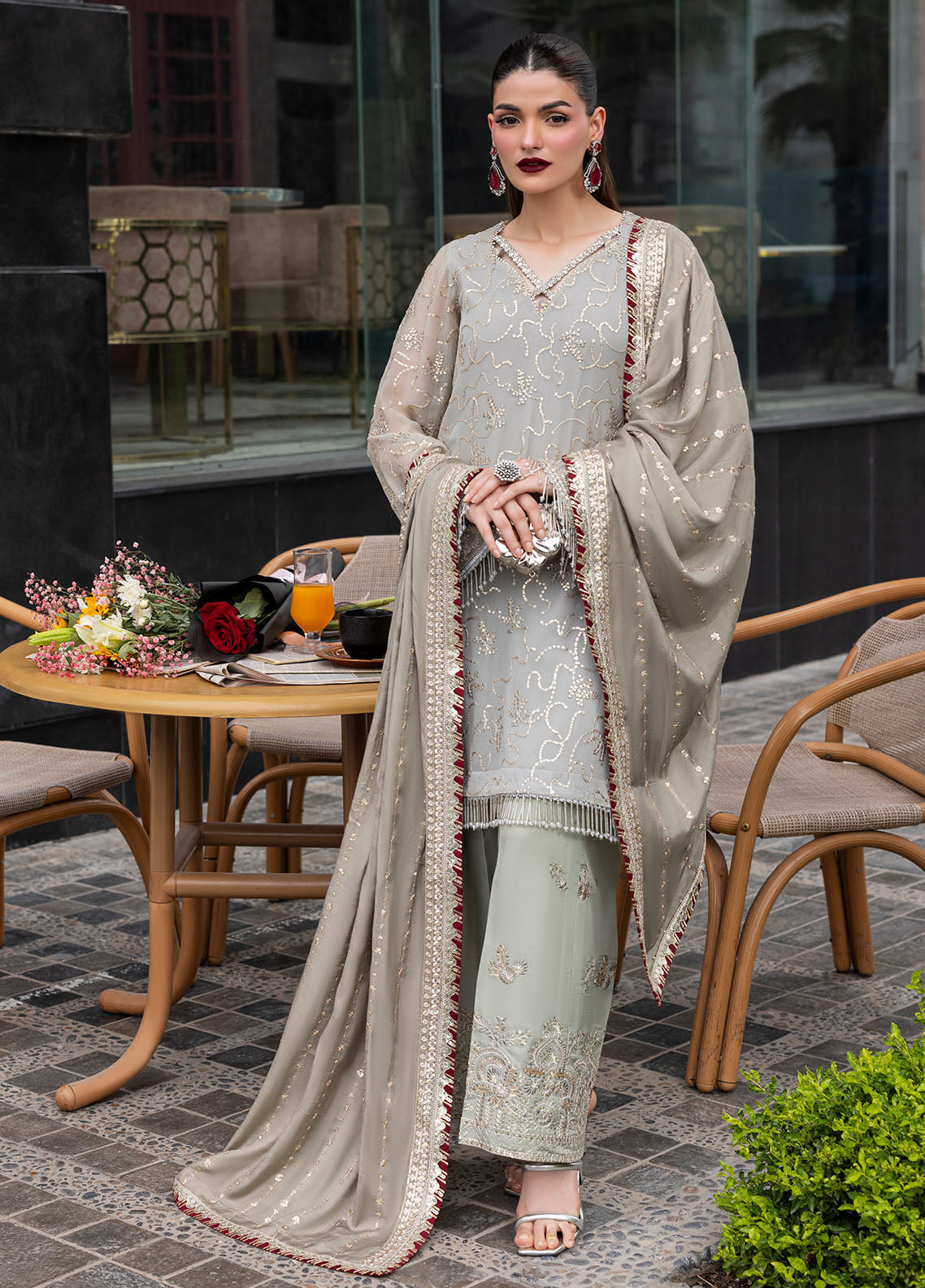 Sahane | At First Glance | CT 25007 Dew -  Sahane Ladies Clothes - Original Designer Dress - House of Maryam