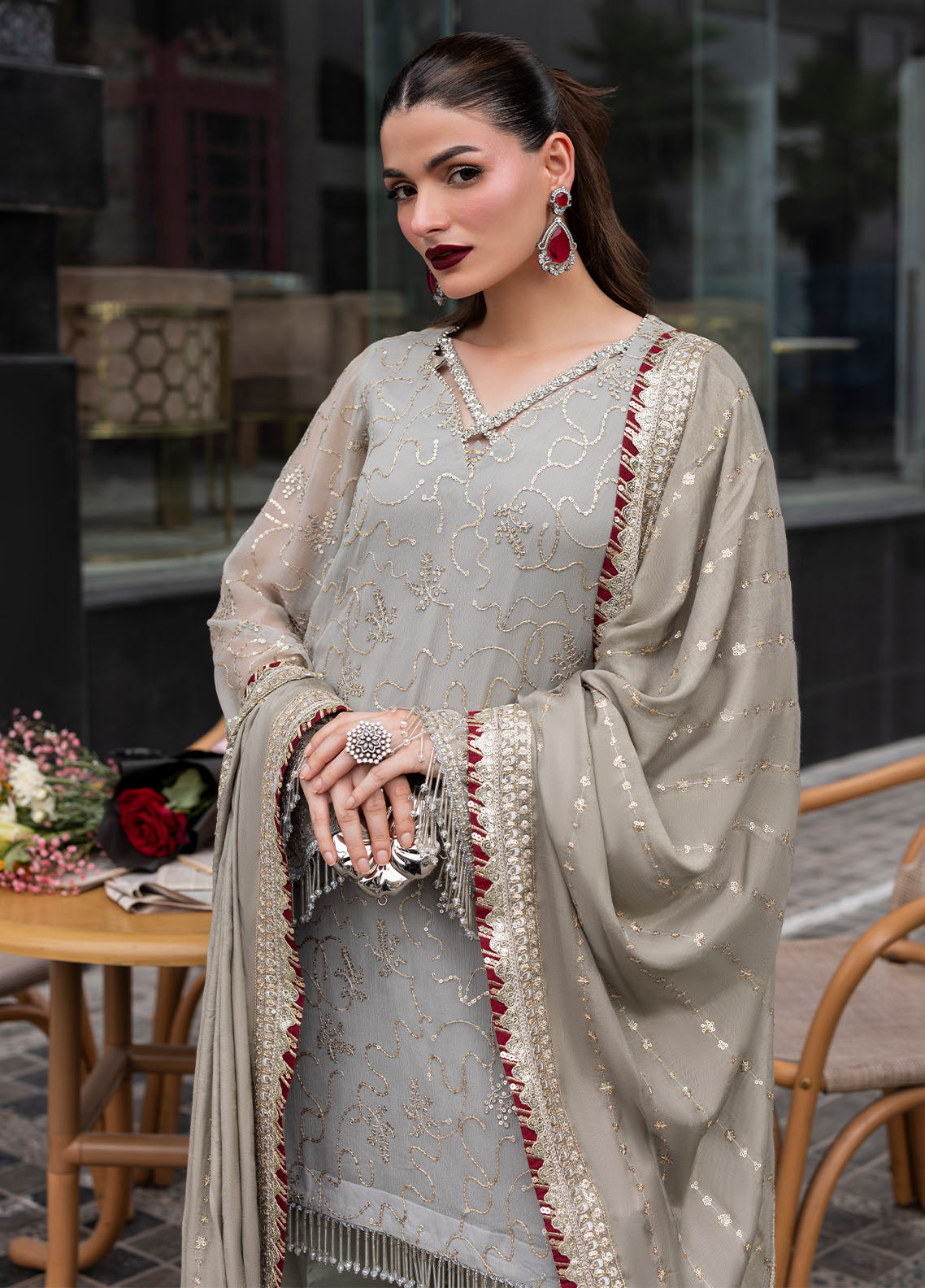 Sahane | At First Glance | CT 25007 Dew -  Sahane Ladies Clothes - Original Designer Dress - House of Maryam