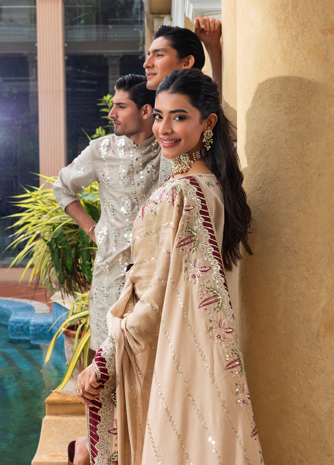 Sahane | Haye Dil Wedding Formals | CT 29005 Gold Love-4