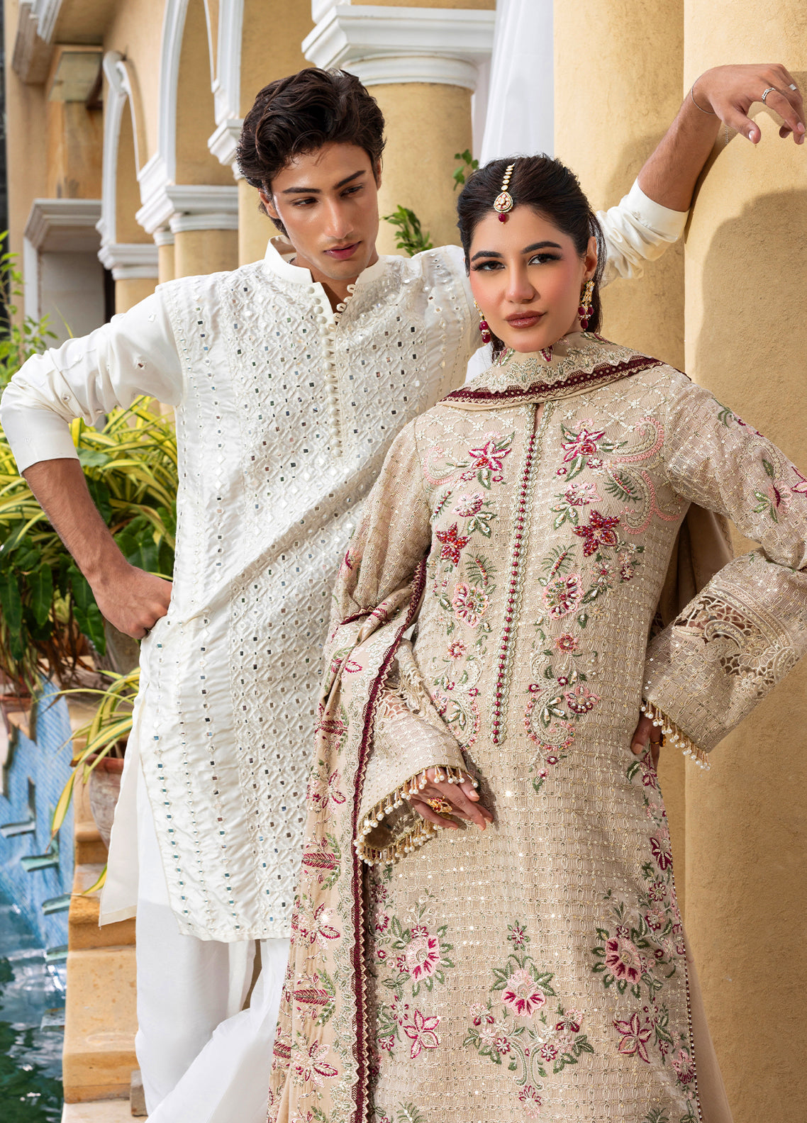 Sahane | Haye Dil Wedding Formals | CT 29004 Veil of Romance-4