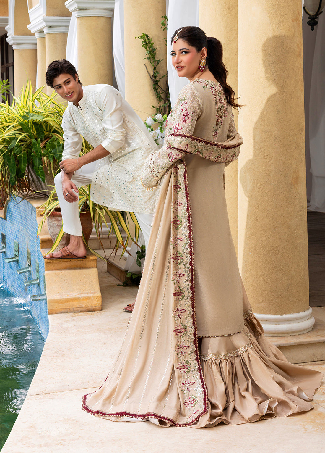 Sahane | Haye Dil Wedding Formals | CT 29004 Veil of Romance