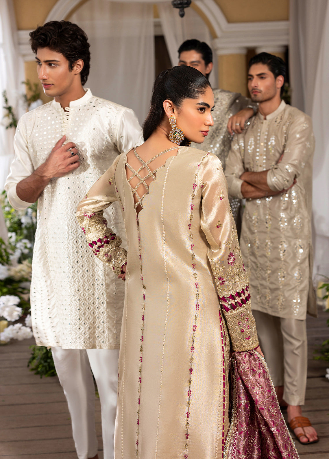 Sahane | Haye Dil Wedding Formals | CT 29005 Gold Love-2