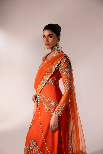 Caia | Regine Luxury Formal23 | TANGERINE -  Caia Formal - Original Designer Dress - House of Maryam