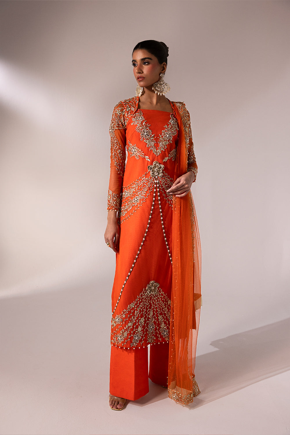 Caia | Regine Luxury Formal23 | TANGERINE -  Caia Formal - Original Designer Dress - House of Maryam