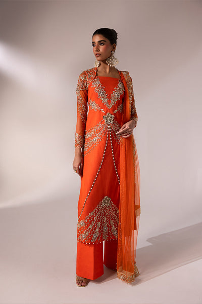 Caia | Regine Luxury Formal23 | TANGERINE -  Caia Formal - Original Designer Dress - House of Maryam