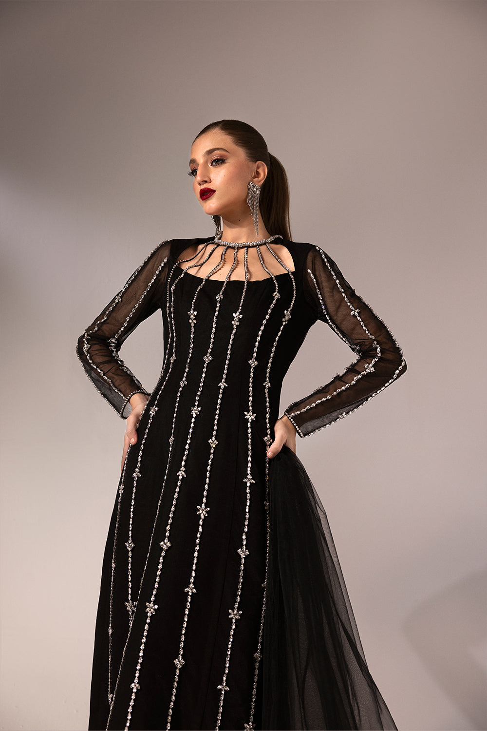 Caia | Regine Luxury Formal23 | MIDNIGHT -  Caia Formal - Original Designer Dress - House of Maryam