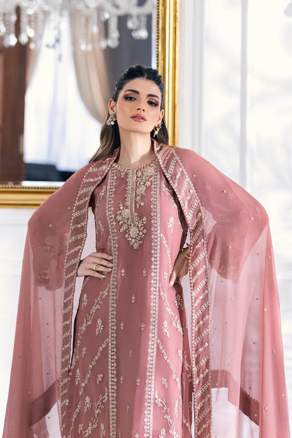 Azure | Embroidered Ensembles 23 | Candy Blush by Designer Azure - House of Maryam - Pakistani Designer Ethnic Wear in {{ shop.shopifyCountryName }}