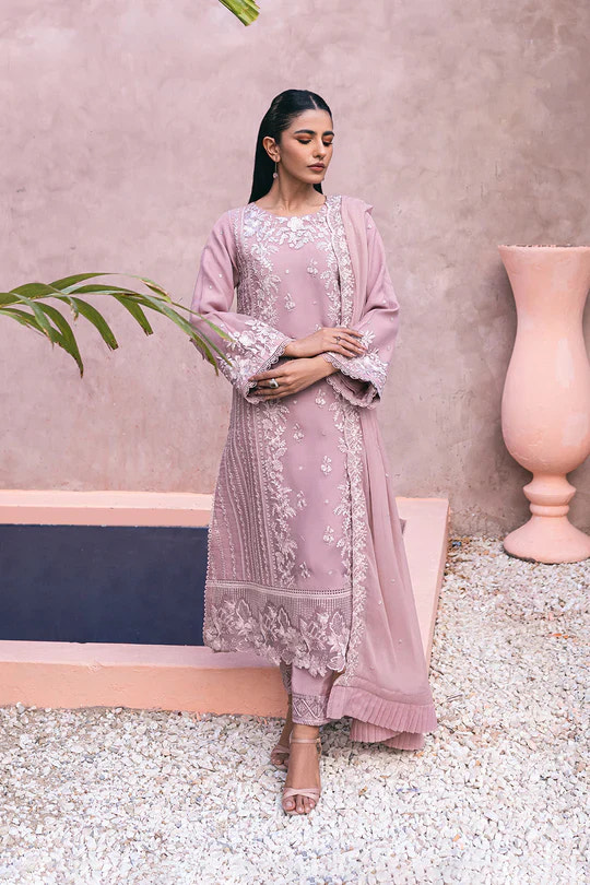 Azure | Embroidered Ensembles 3 Pcs | Candy Bliss -  Azure Formal - Original Designer Dress - House of Maryam