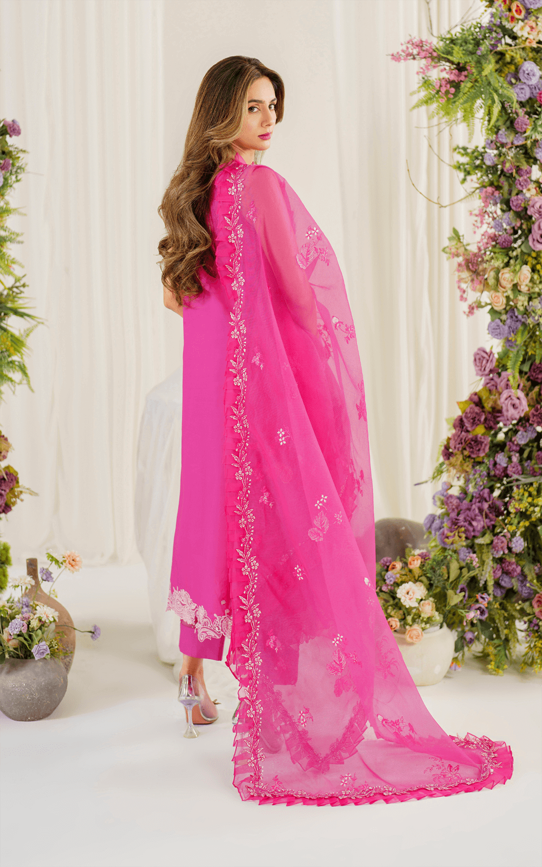 Asifa and Nabeel | Pretty in Pink Limited Edition | Carnation (PP-2) by Designer Asifa and Nabeel - House of Maryam - Pakistani Designer Ethnic Wear in {{ shop.shopifyCountryName }}