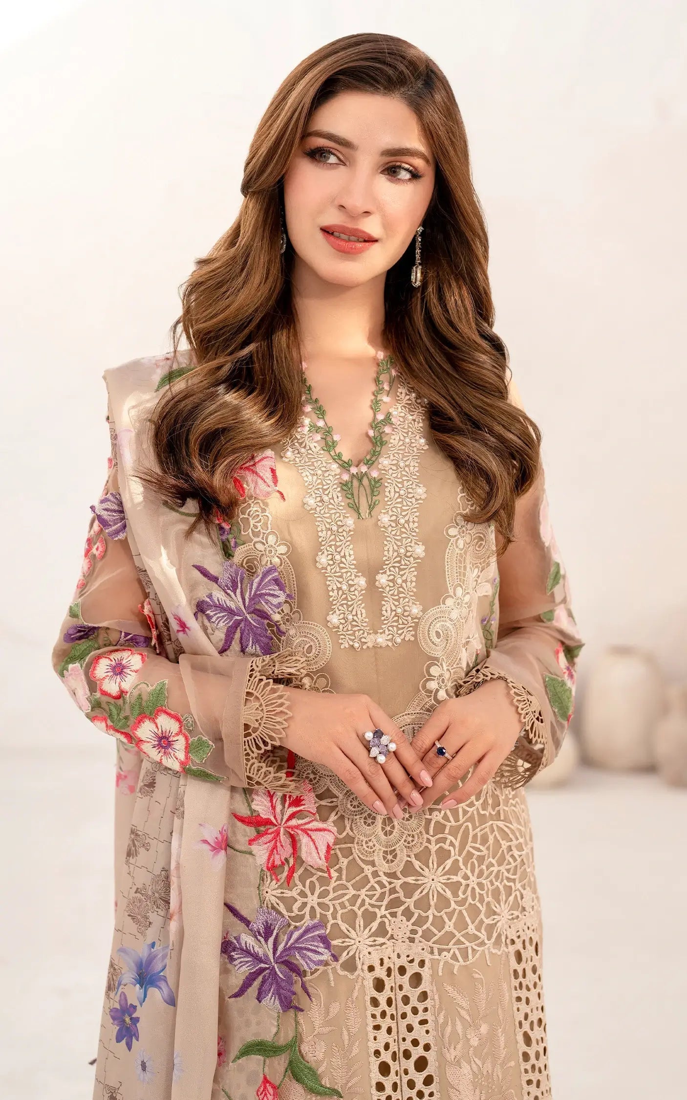 Asifa and Nabeel | Azalia Summer 25 | Carnation (AZL25-09) -  Asifa and Nabeel Ladies Clothes -  House of Maryam