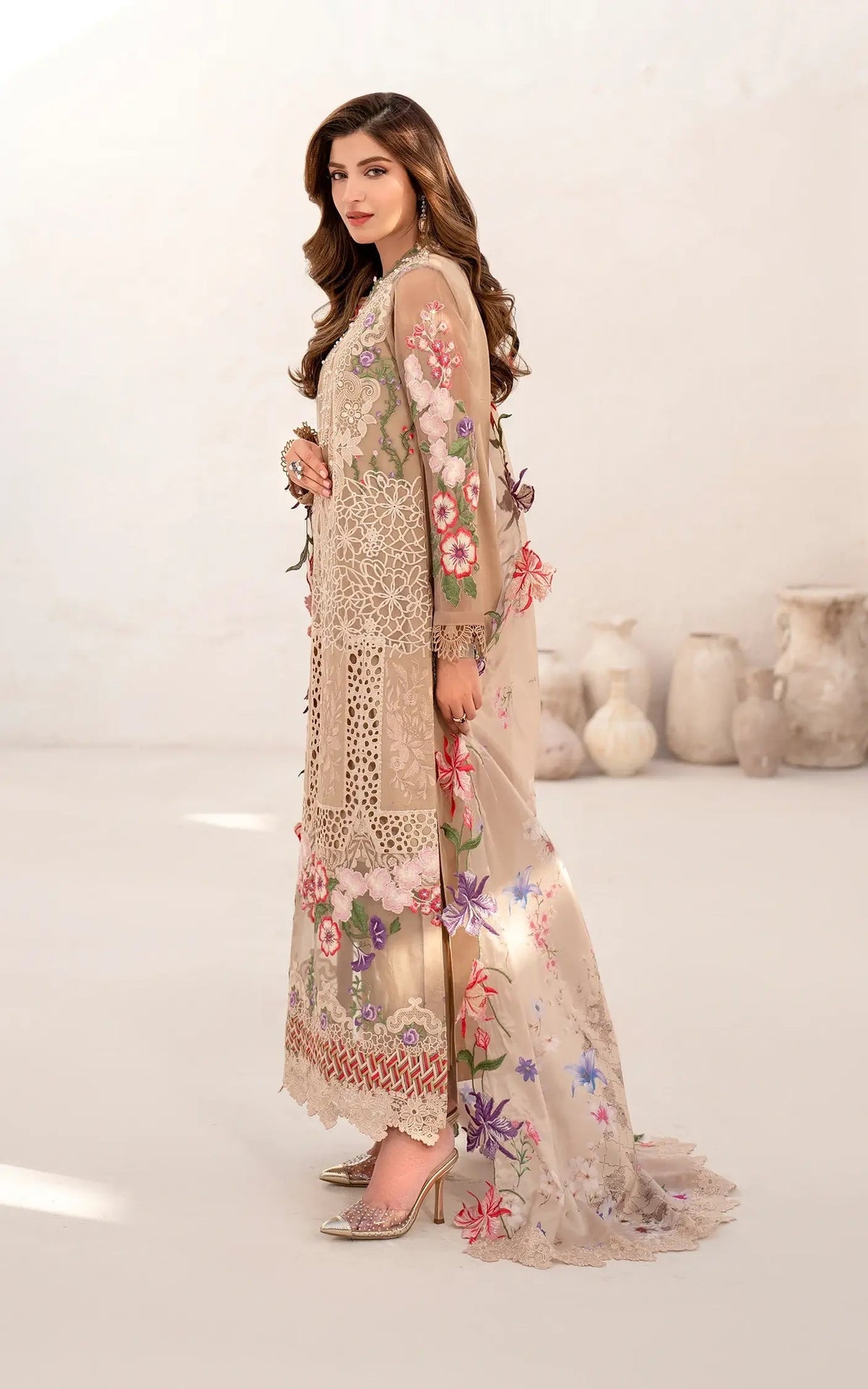 Asifa and Nabeel | Azalia Summer 25 | Carnation (AZL25-09) -  Asifa and Nabeel Ladies Clothes - Original Designer Dress - House of Maryam