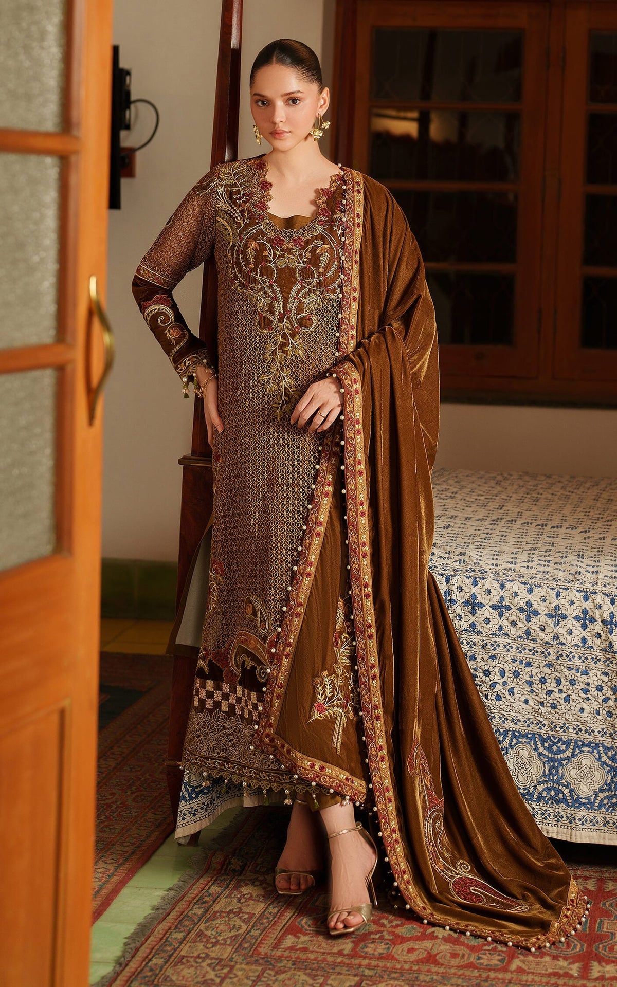 Asifa and Nabeel | Pashmina Luxe 25 |Cedar LWC25-08, image 2