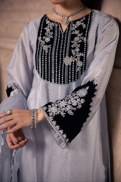 Azure | Vogue Formals | Celestial Silver -  Azure Ladies Clothes - Original Designer Dress - House of Maryam
