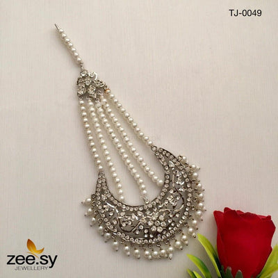 Chand Jhumar-0049 -  Zeesy jhumar - Original Designer Dress - House of Maryam