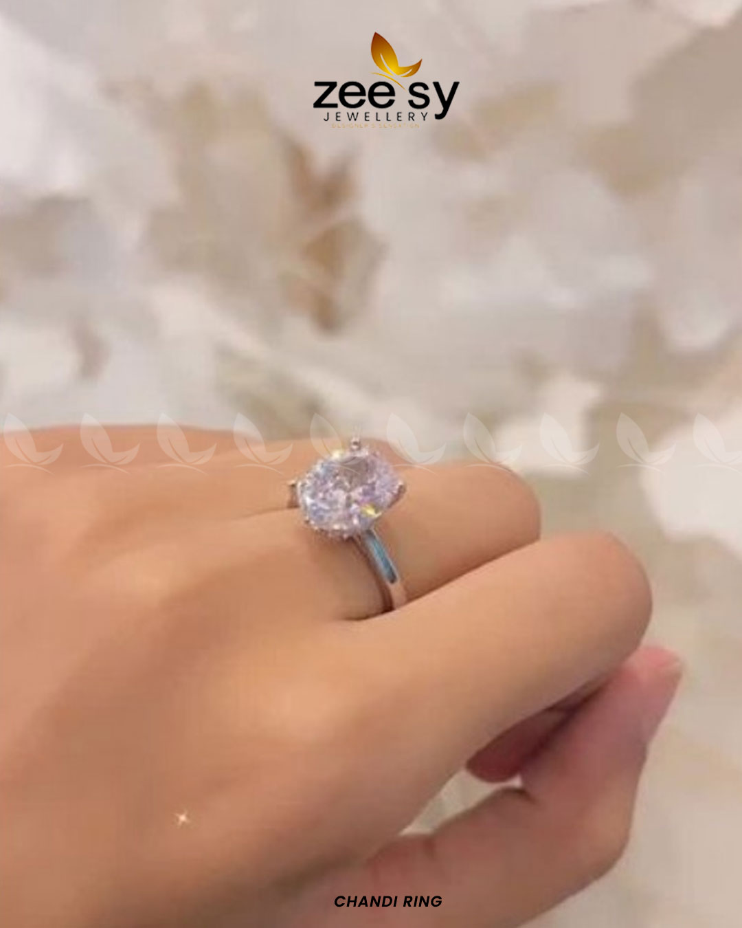 Chandi Ring -  Zeesy Rings - Original Designer Dress - House of Maryam