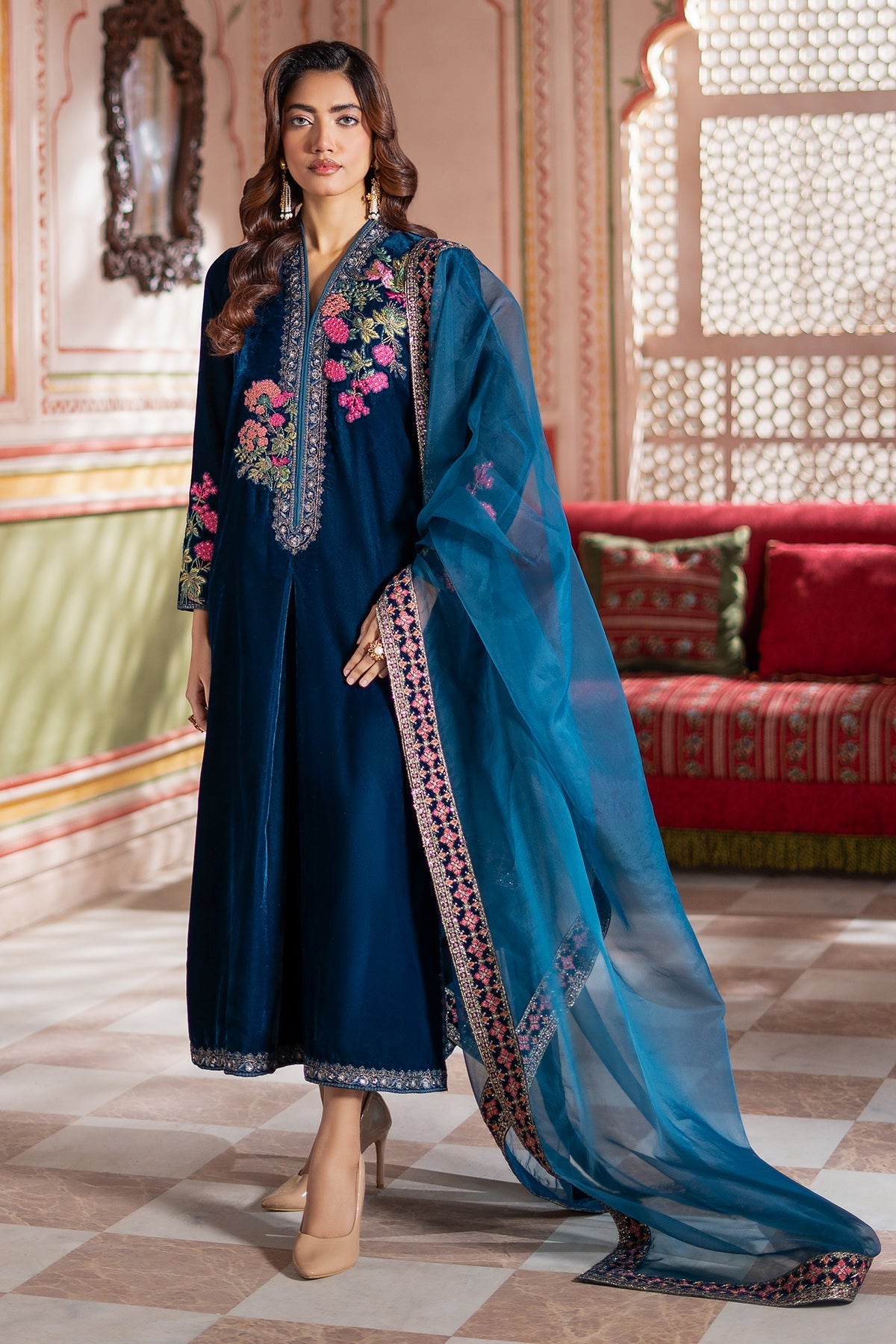 Charizma | Signora Velvet |  CVT4-22 -  Charizma Ladies Clothes - Original Designer Dress - House of Maryam