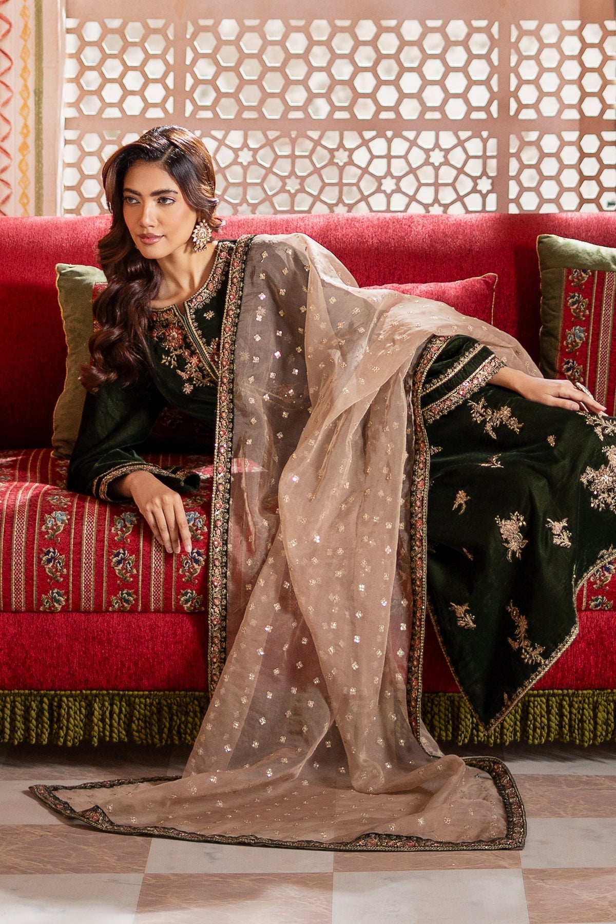 Charizma | Signora Velvet | CVT4-16 -  Charizma Ladies Clothes - Original Designer Dress - House of Maryam