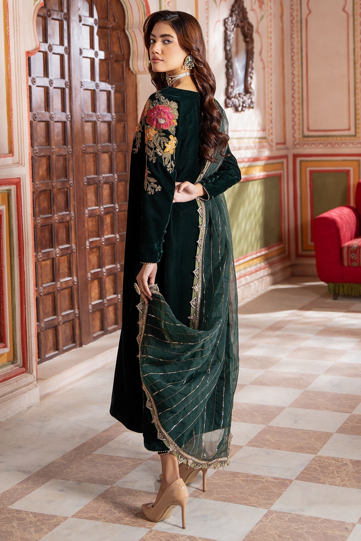 Charizma | Signora Velvet |  CVT4-20 -  Charizma Ladies Clothes - Original Designer Dress - House of Maryam