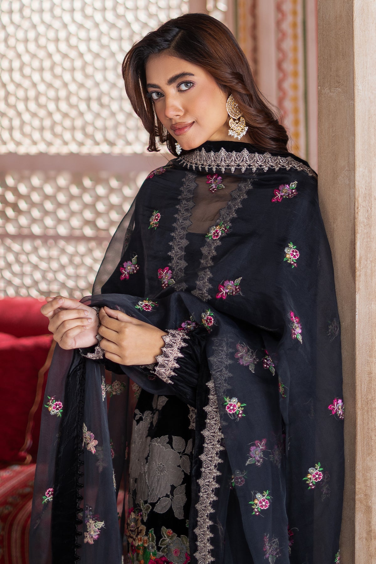 Charizma | Signora Velvet |  CVT4-18 -  Charizma Ladies Clothes - Original Designer Dress - House of Maryam