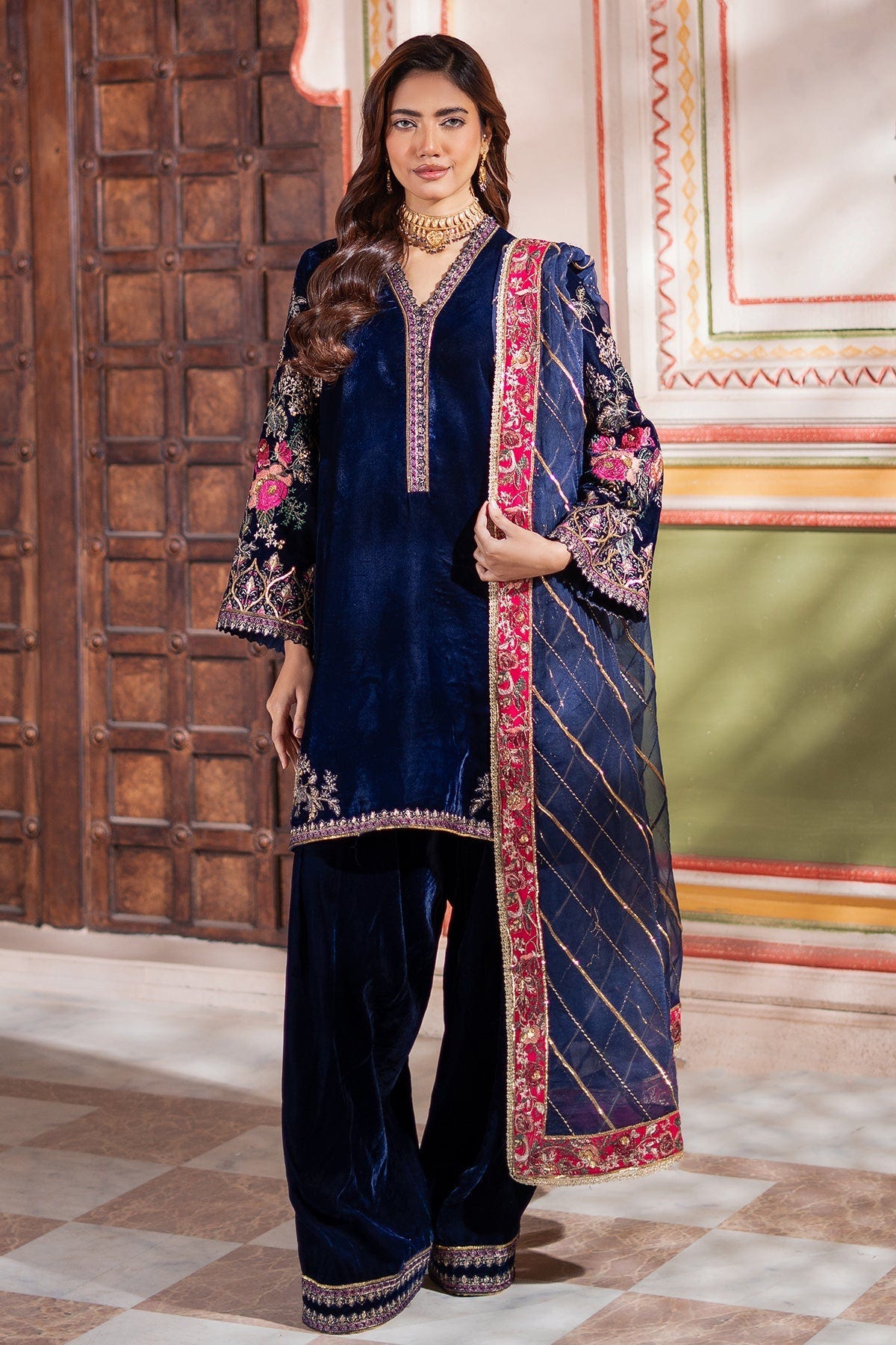 Charizma | Signora Velvet |  CVT4-21 -  Charizma Ladies Clothes - Original Designer Dress - House of Maryam