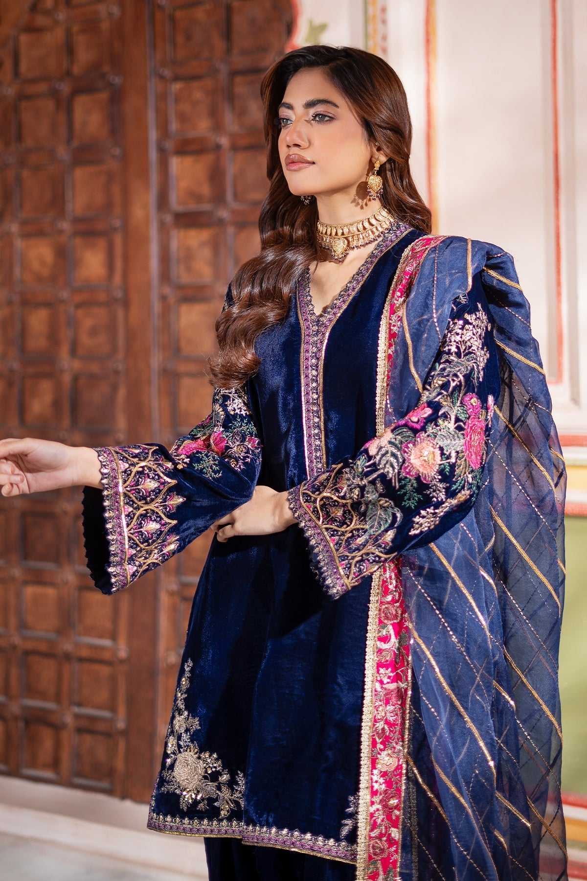 Charizma | Signora Velvet |  CVT4-21 -  Charizma Ladies Clothes - Original Designer Dress - House of Maryam