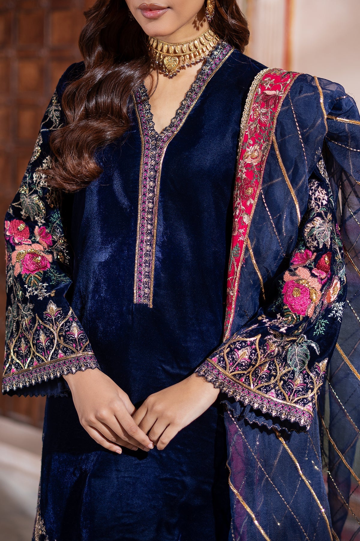 Charizma | Signora Velvet |  CVT4-21 -  Charizma Ladies Clothes - Original Designer Dress - House of Maryam