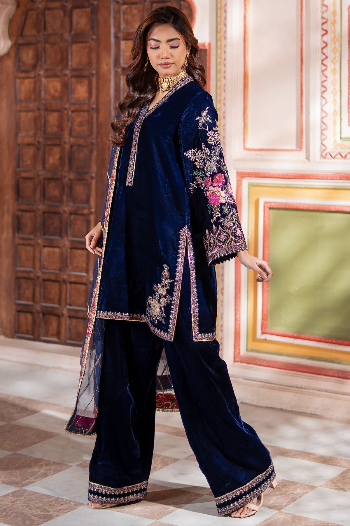 Charizma | Signora Velvet |  CVT4-21 -  Charizma Ladies Clothes - Original Designer Dress - House of Maryam