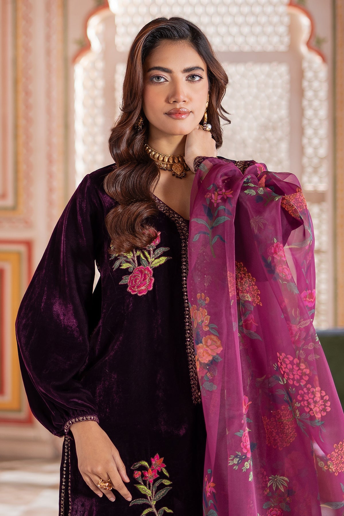 Charizma | Signora Velvet | CVT4-19 -  Charizma Ladies Clothes - Original Designer Dress - House of Maryam