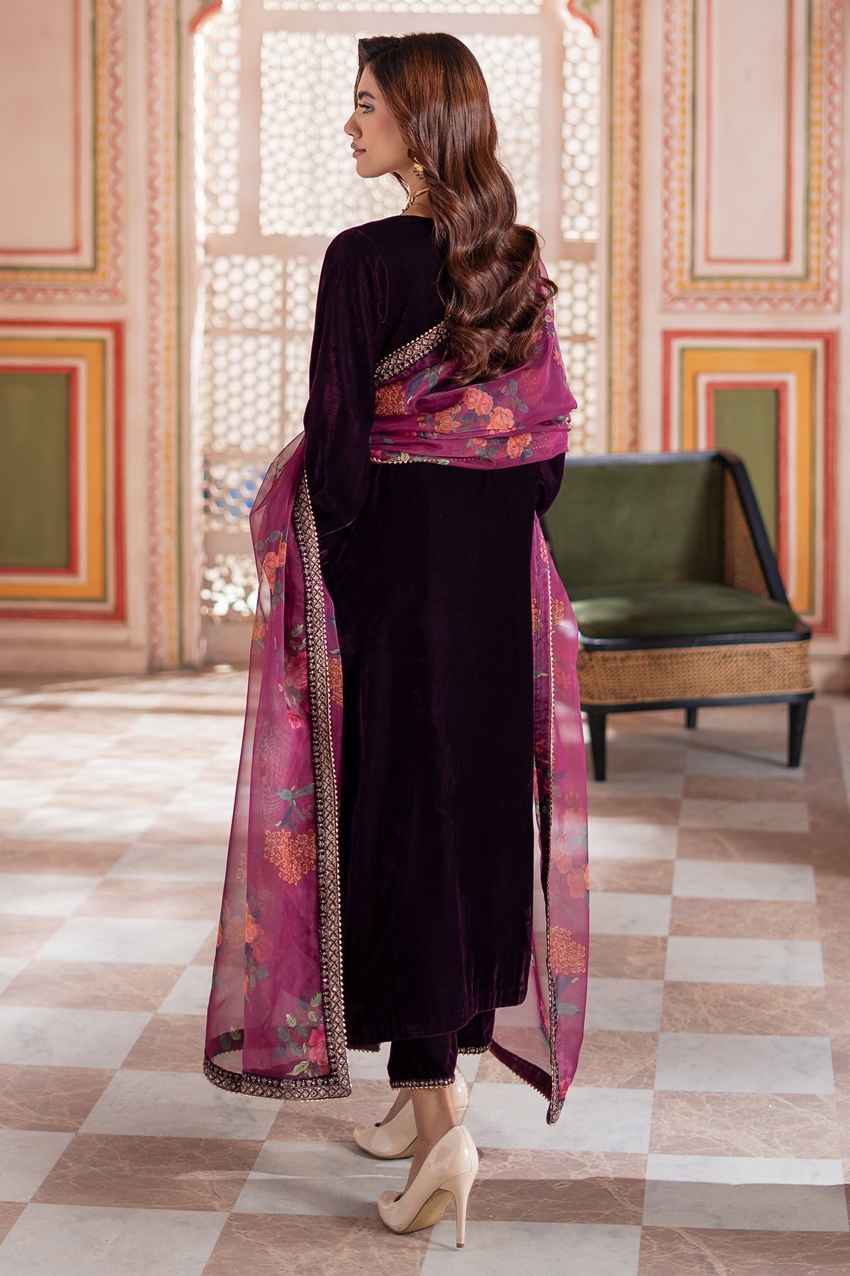 Charizma | Signora Velvet | CVT4-19 -  Charizma Ladies Clothes - Original Designer Dress - House of Maryam