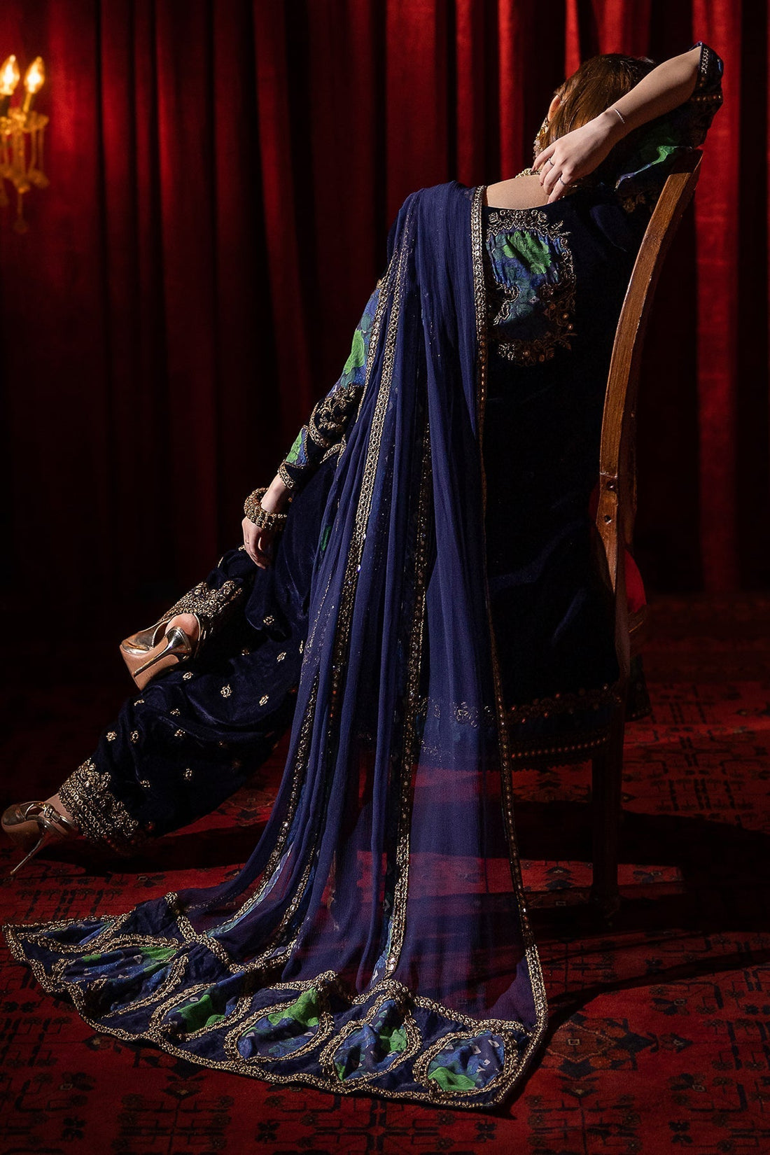 Charizma | Signora Velvet | Velvet CVT4-09 by Designer Charizma - House of Maryam - Pakistani Designer Ethnic Wear in {{ shop.shopifyCountryName }}