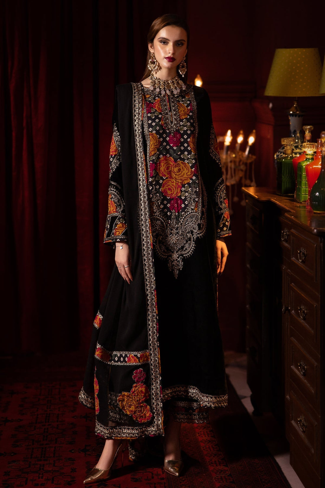 Charizma | Signora Velvet | Velvet CVT4-04 by Designer Charizma - House of Maryam - Pakistani Designer Ethnic Wear in {{ shop.shopifyCountryName }}