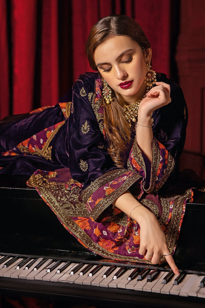 Charizma | Signora Velvet | Velvet CVT4-08 -  Charizma Ladies Clothes - Original Designer Dress - House of Maryam