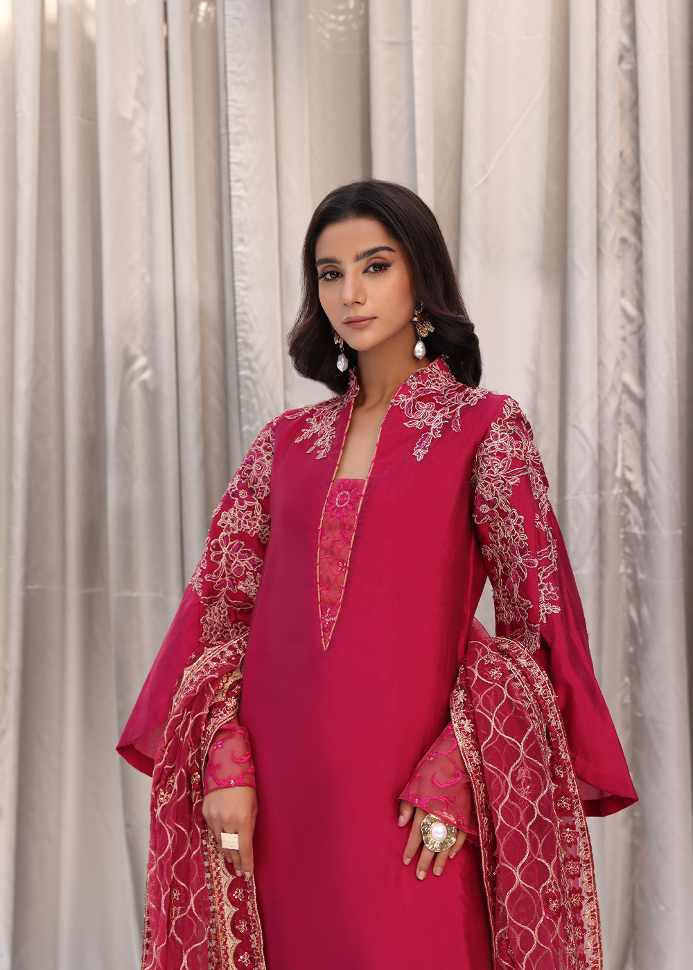 Musferah Saad | Moonlit Glam | Cherry Wine-5