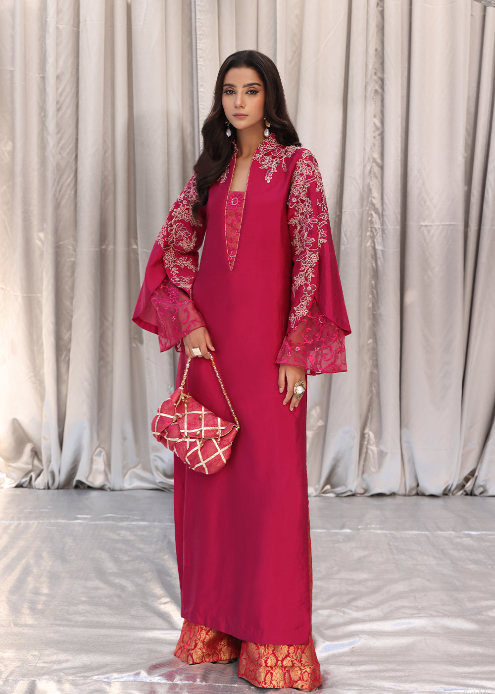 Musferah Saad | Moonlit Glam | Cherry Wine