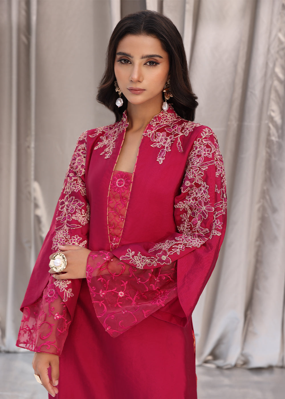 Musferah Saad | Moonlit Glam | Cherry Wine-4