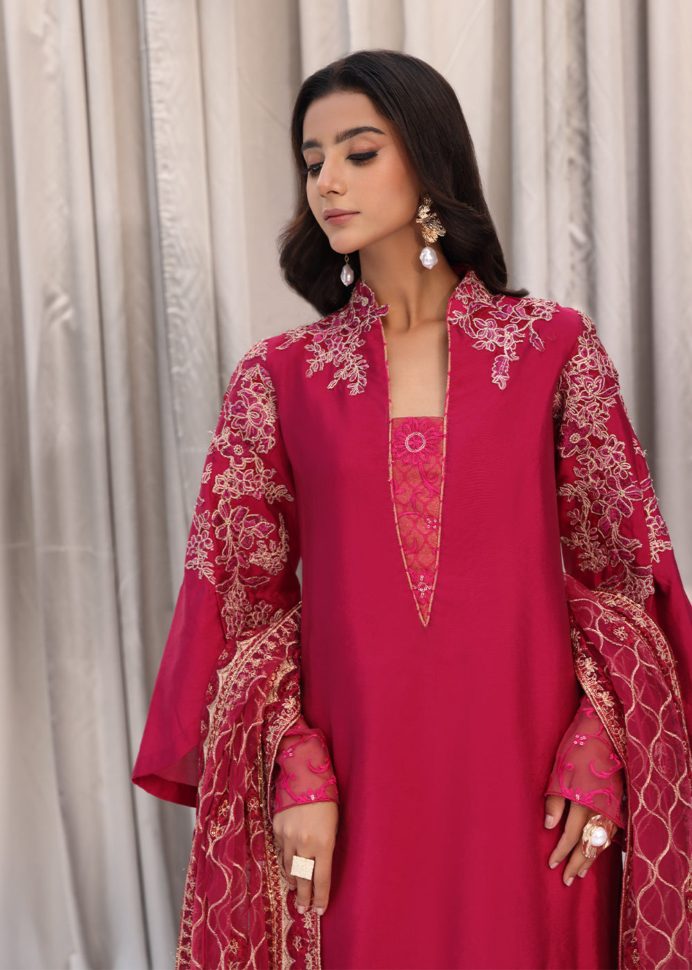 Musferah Saad | Moonlit Glam | Cherry Wine-3