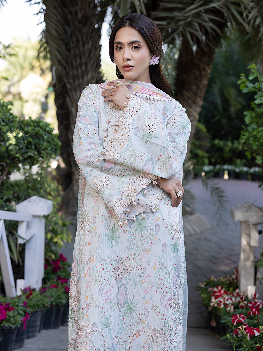 Izel | Oh Spring Lawn 25 | CLEO -  Izel Ladies Clothes - Original Designer Dress - House of Maryam