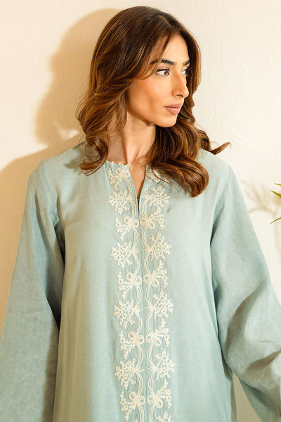 Cross Stitch | Exclusive Pret | Lunar Blue-2PC (Shirt & Trouser)