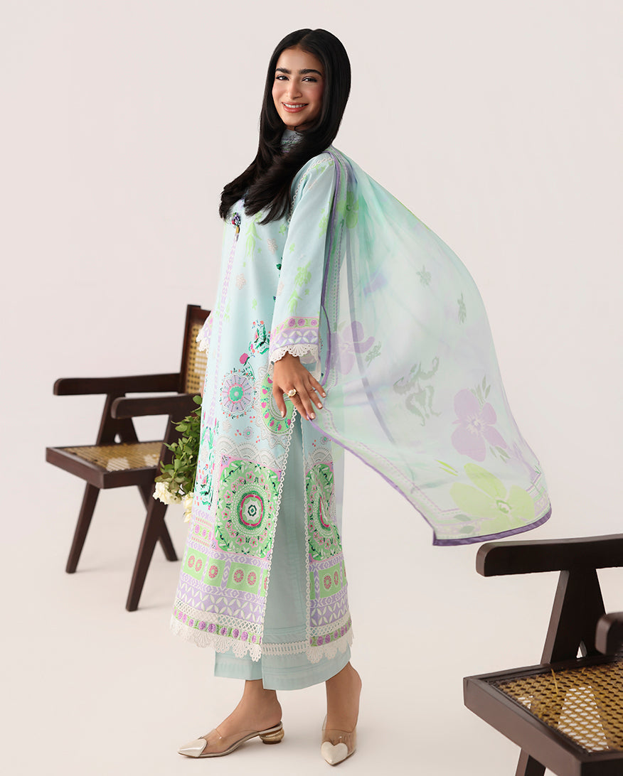 Roheenaz | Rosette Lawn | Cool Mirage-4