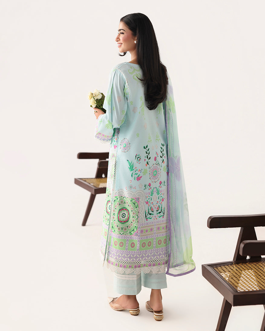 Roheenaz | Rosette Lawn | Cool Mirage-2