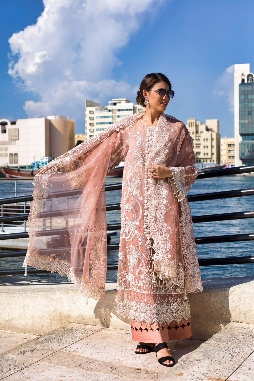 Kara | Kamdani Festive Collection | Cotton Candy -  Kara Ladies Clothes - Original Designer Dress - House of Maryam