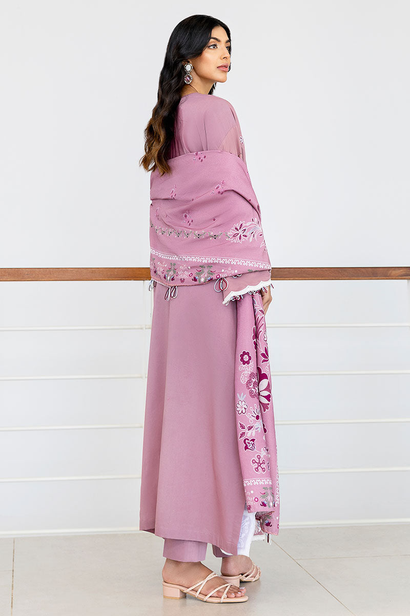 Cross Stitch | Exclusive Pret | Antique Blush-3PC (Shirt, Trouser & Dupatta), image 6