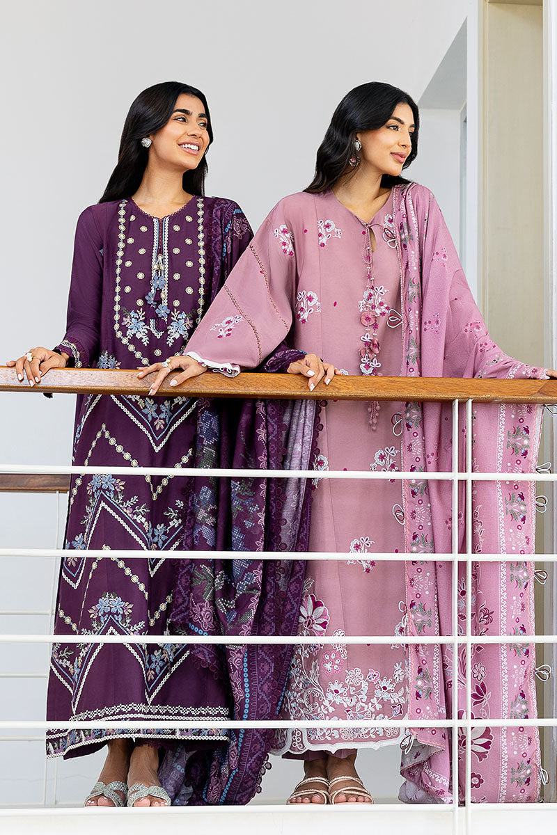 Cross Stitch | Exclusive Pret | Antique Blush-3PC (Shirt, Trouser & Dupatta), image 5